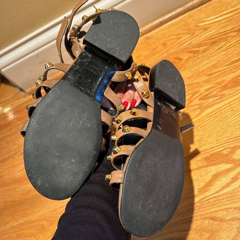 BB Leather Sandal Balenciaga - Picture 5 of 5